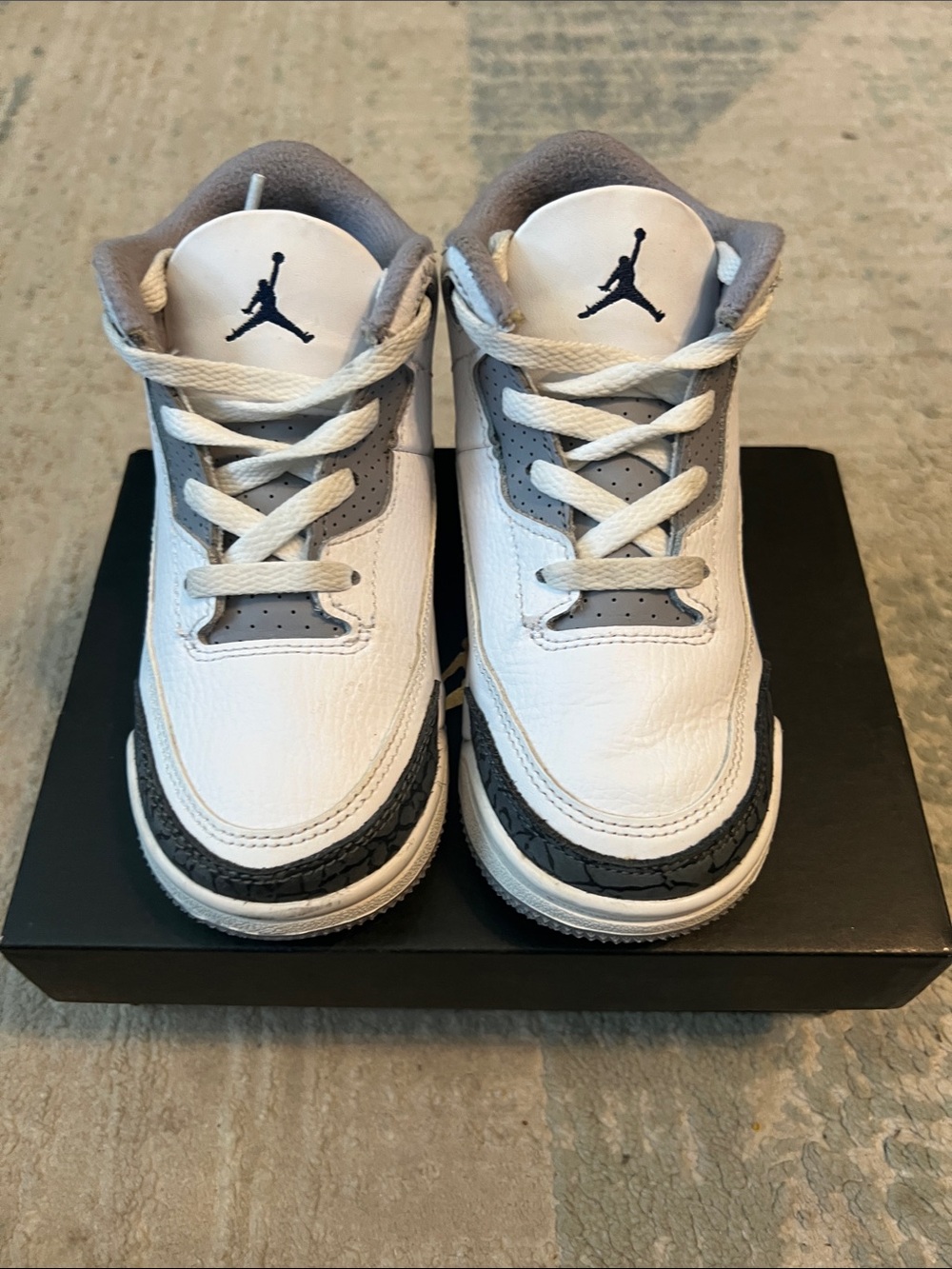 JORDAN 3 RETRO sz 10C Toddler - Picture 2 of 6